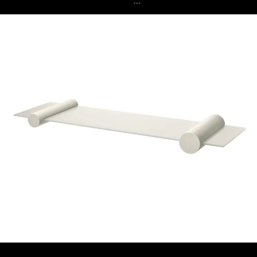 VARMBLIXT Glass Shelf Frosted White